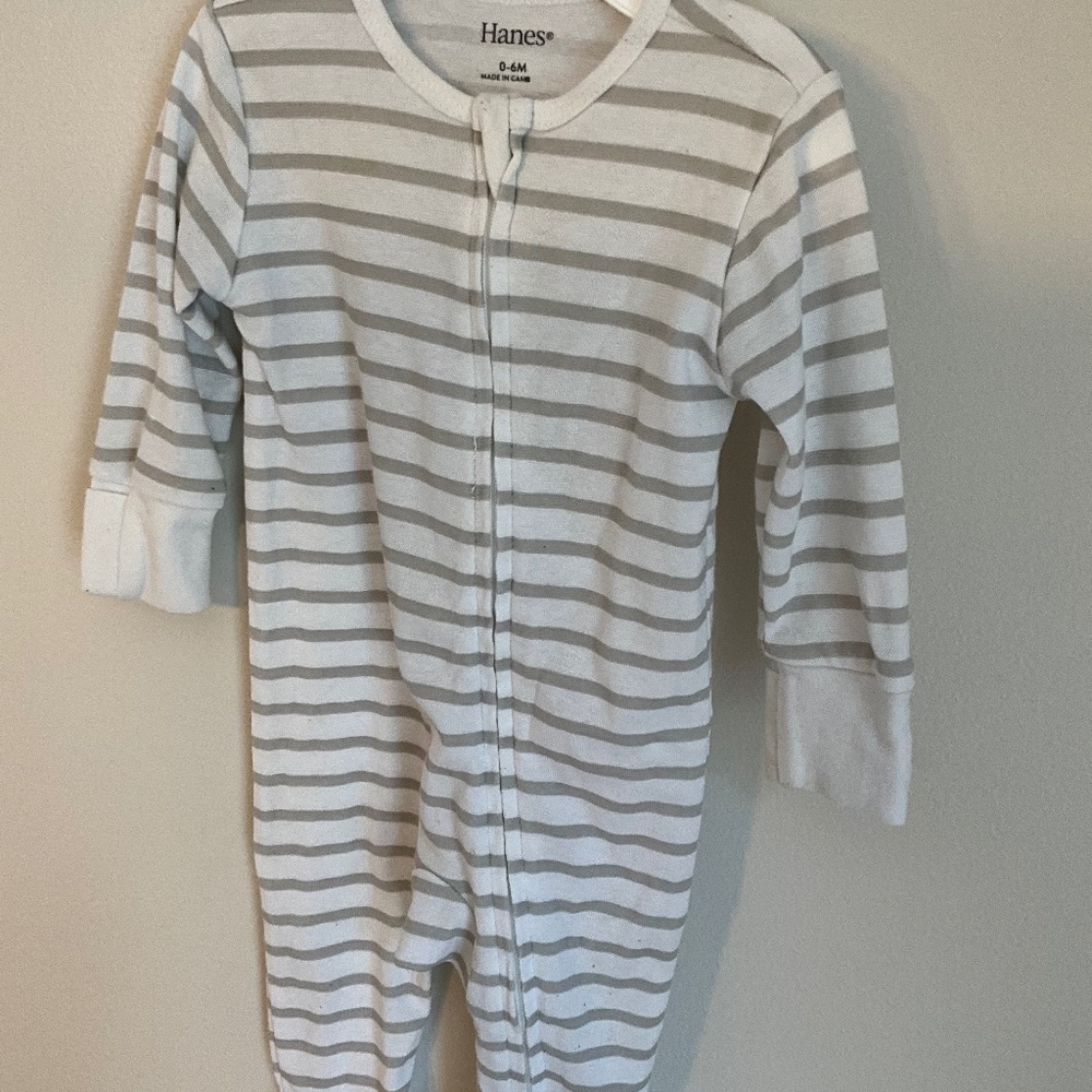 Four 0-6 Month Infant Playsuits Plus Bonus Suit
